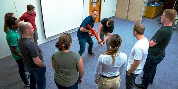 Disarming an attacker.  AVERT Training. Active Shooter Training