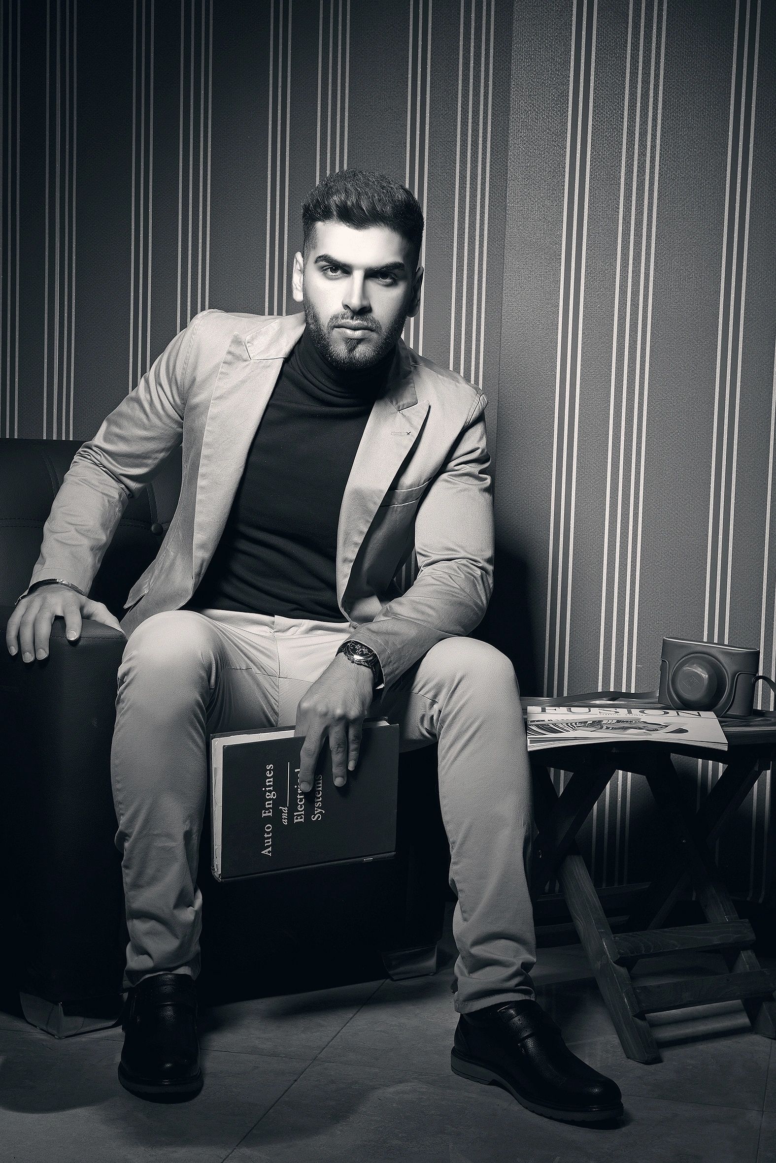 Confident men portrait photography in Ontario