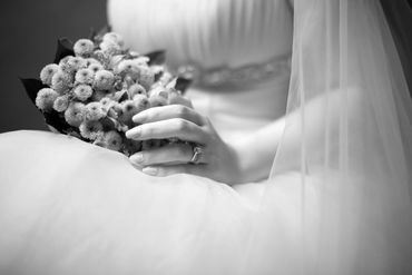 Professional wedding makeup artist preparing bride in North York