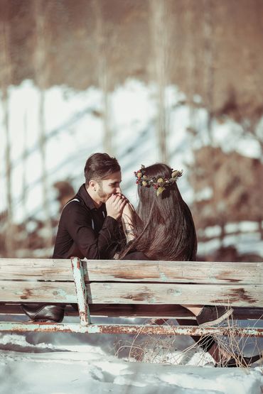 Wedding ring exchange moment captured in Toronto and Gta for iranian people 