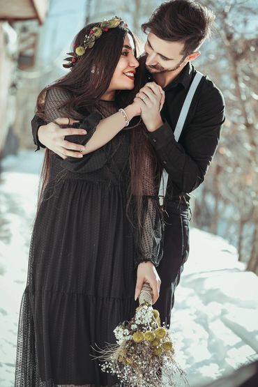 Wedding ring exchange moment captured in Toronto