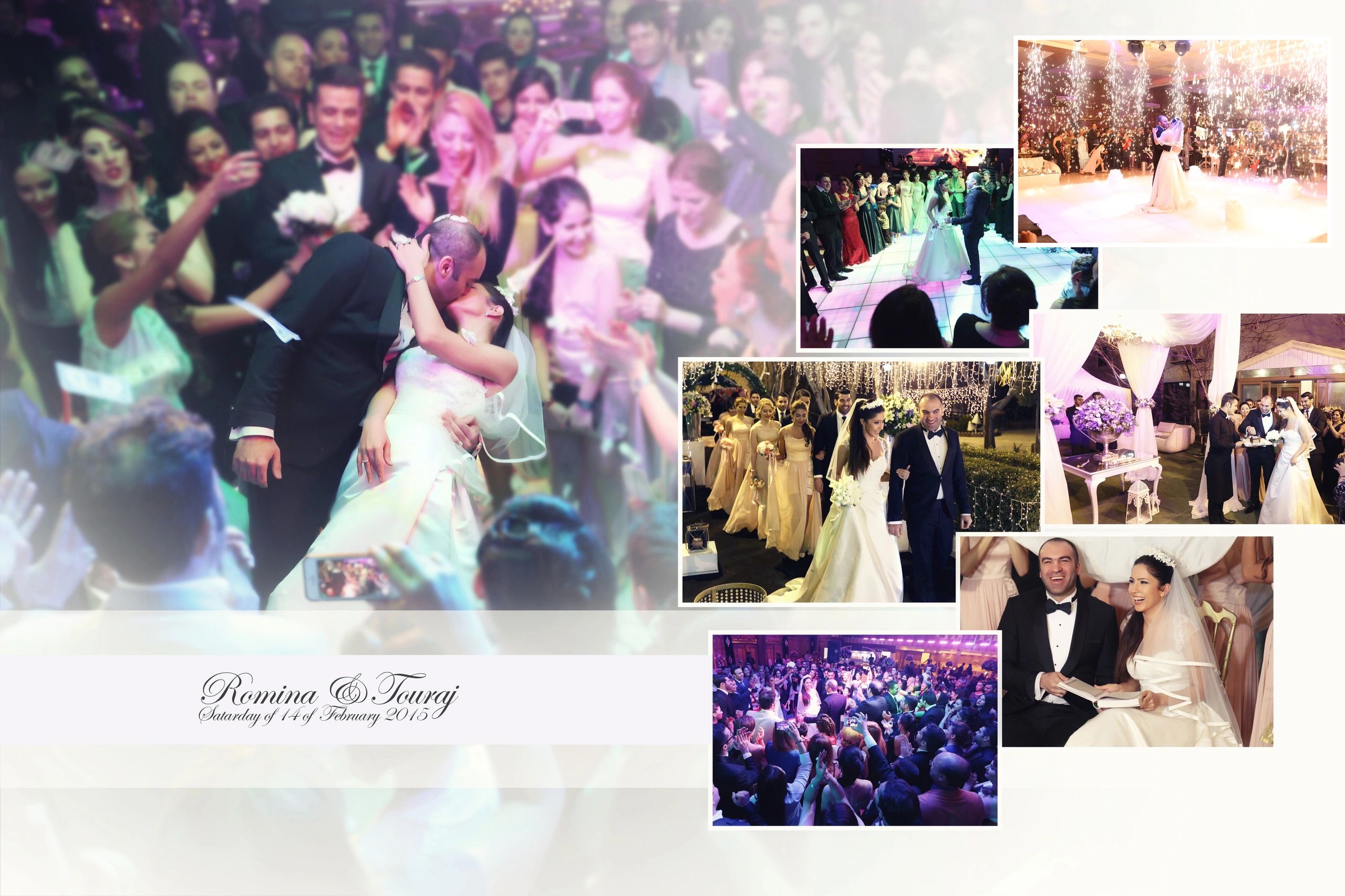 Elegant Persian bride and groom portrait in North York 