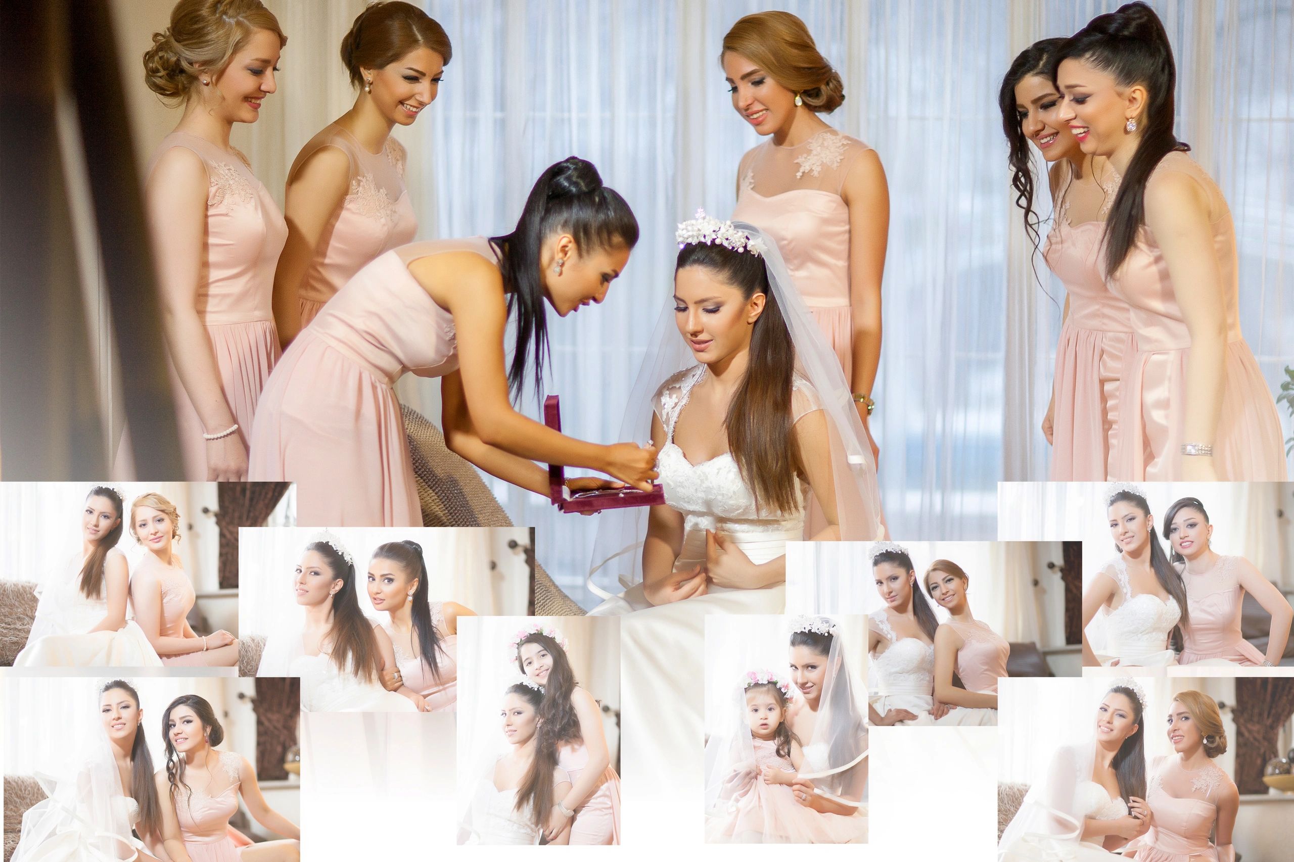  photography and videography Elegant Persian bride and groom portrait in North York