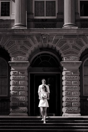 High fashion bride beauty shot for luxury wedding album