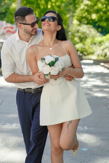 Soft glam bridal makeup look before reception in GTA