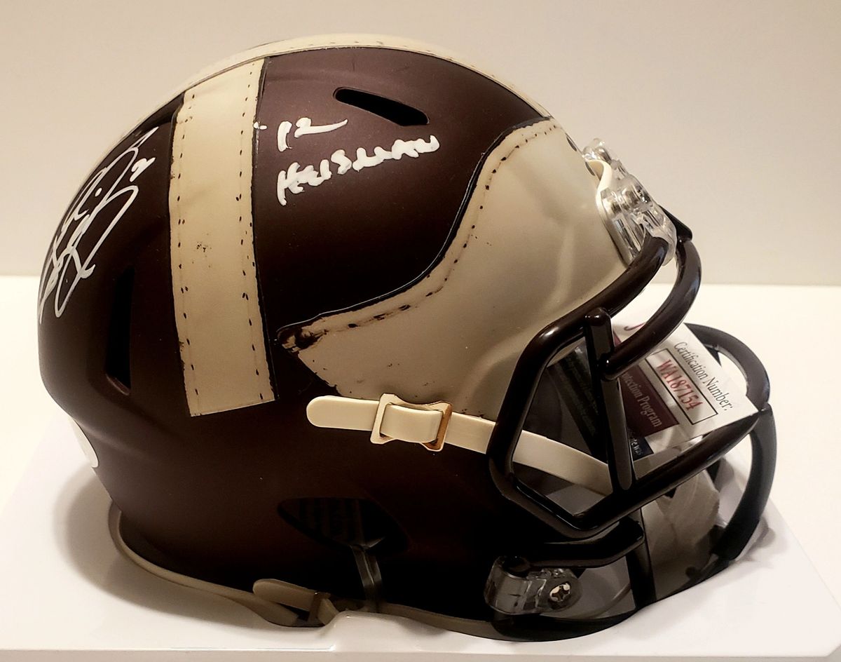 Johnny Manziel* Signed Texas A&M 1939 Throwback Speed Mini Helmet **RARE** Johnny Manziel* Signed Texas A&M 1939 Throwback Speed Mini Helmet **RARE**