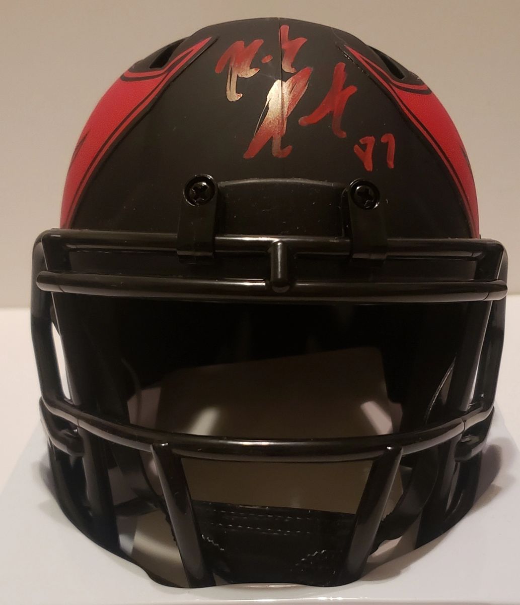 Rob Gronkowski Signed Buccaneers Eclipse Mini Helmet