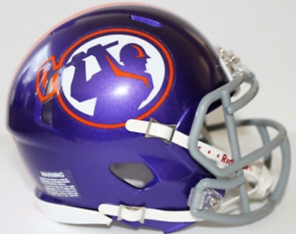 USFL mini football helmets