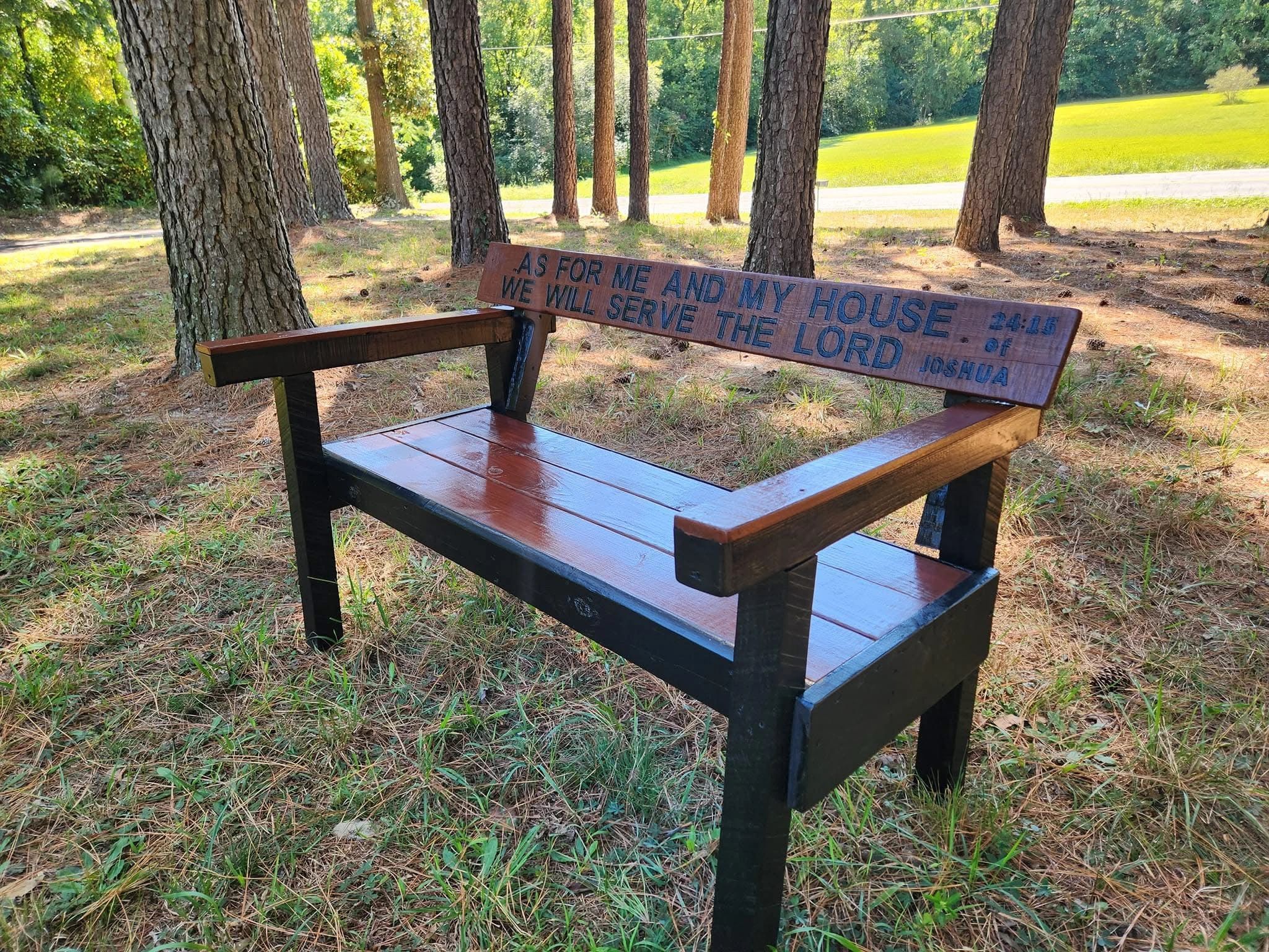 Christian bench