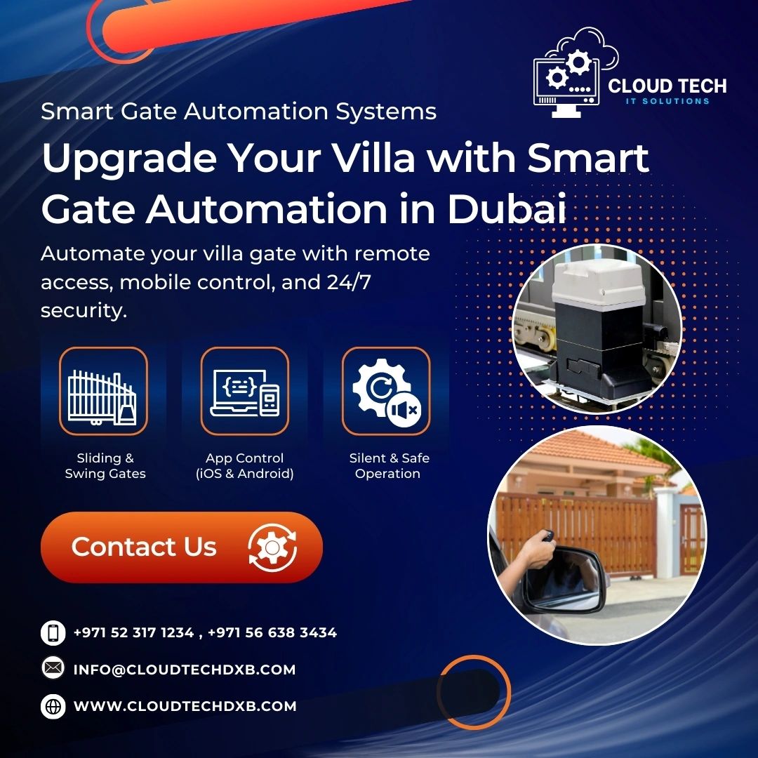 Gate Automation for Villas in Dubai & UAE | Smart Entry Solutions