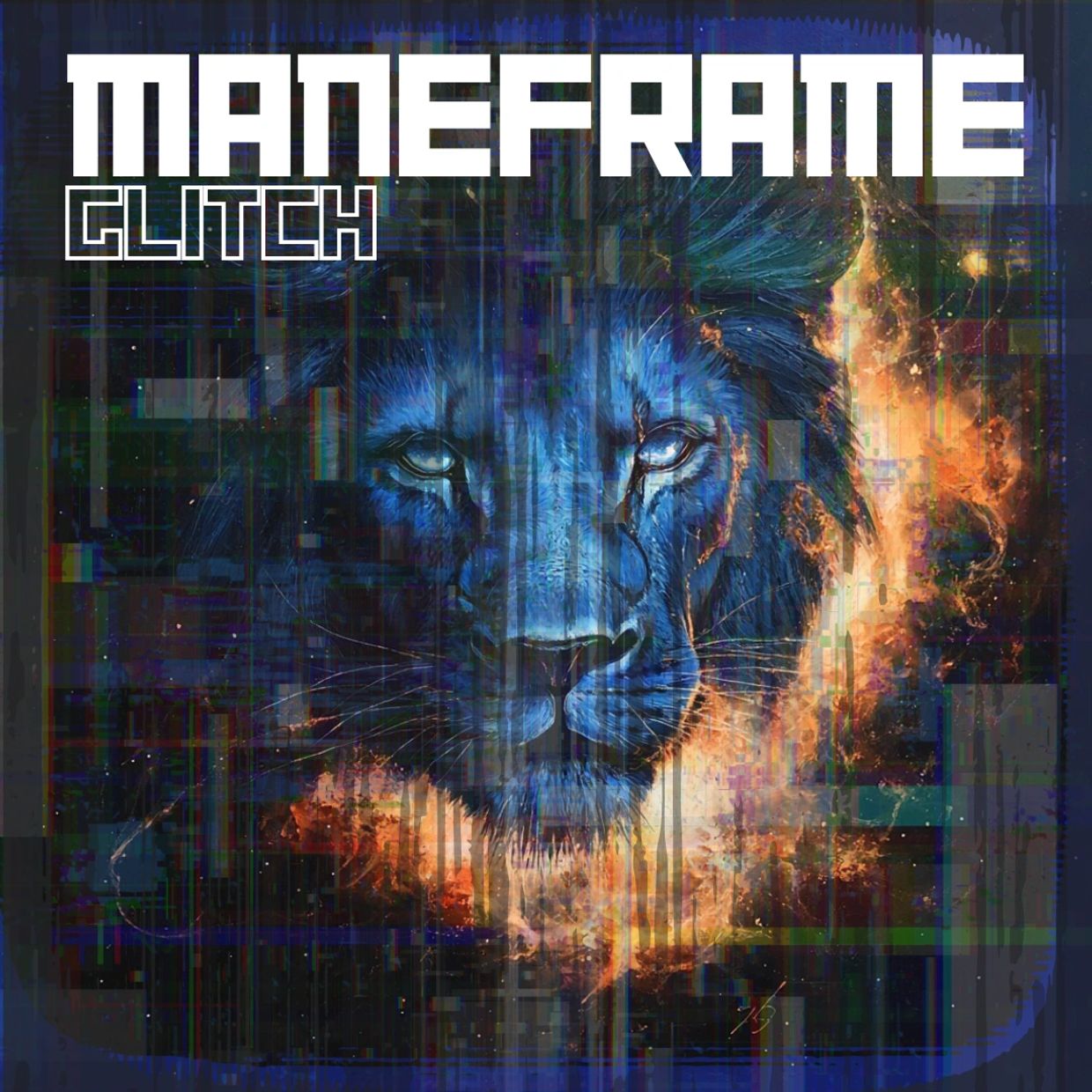 Album cover of my album called glitch