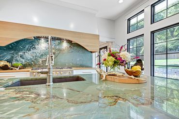 kitchen island - faucet