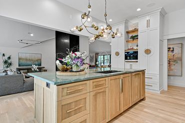 Kitchen - kitchen island - lighting