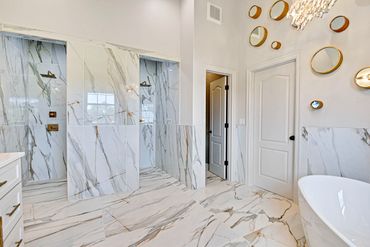 marble bathroom