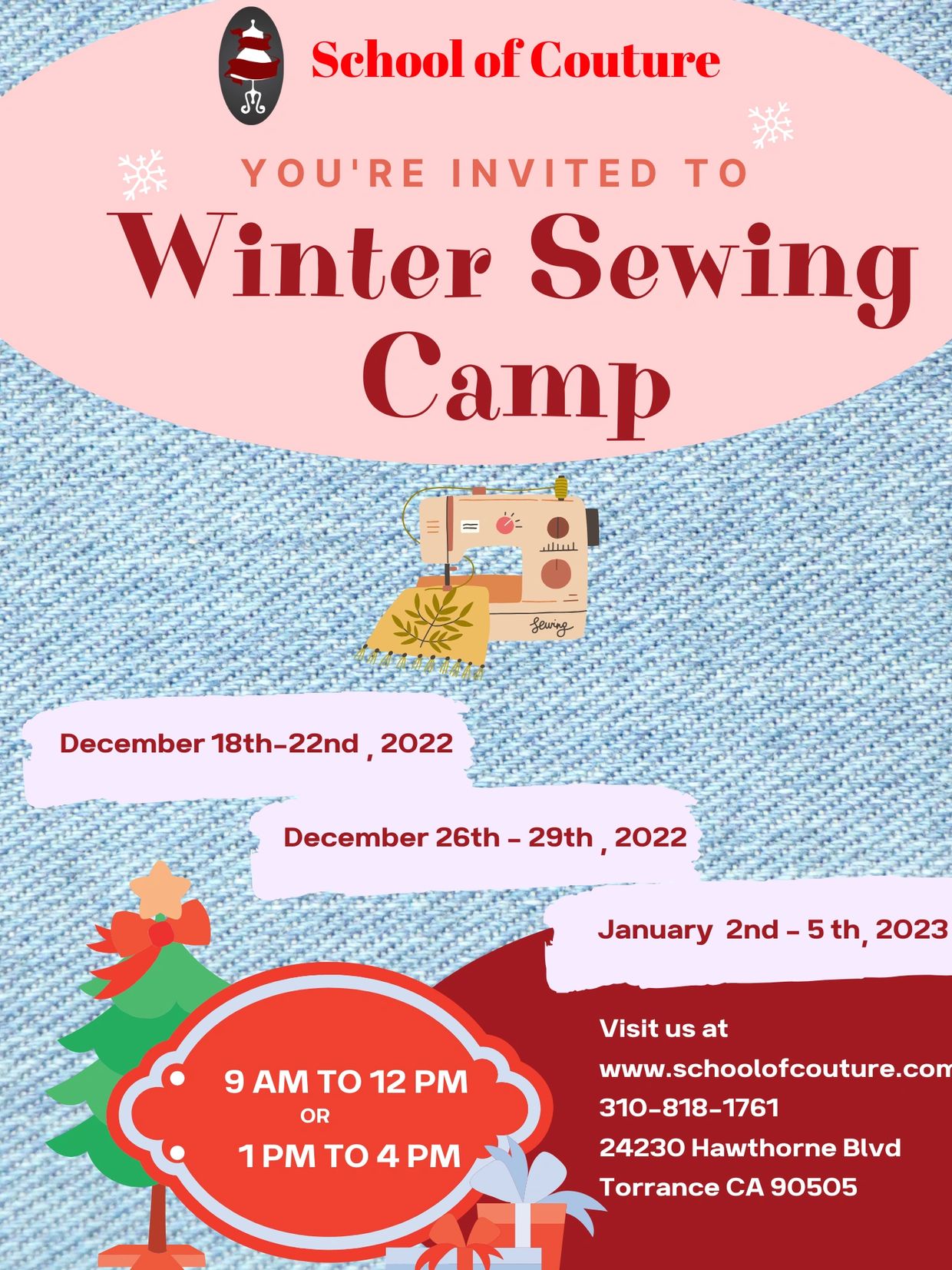 how to start sewing classes school 