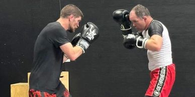 Boxing training with Micah Stockton and UFC veteran Jimmy Flick