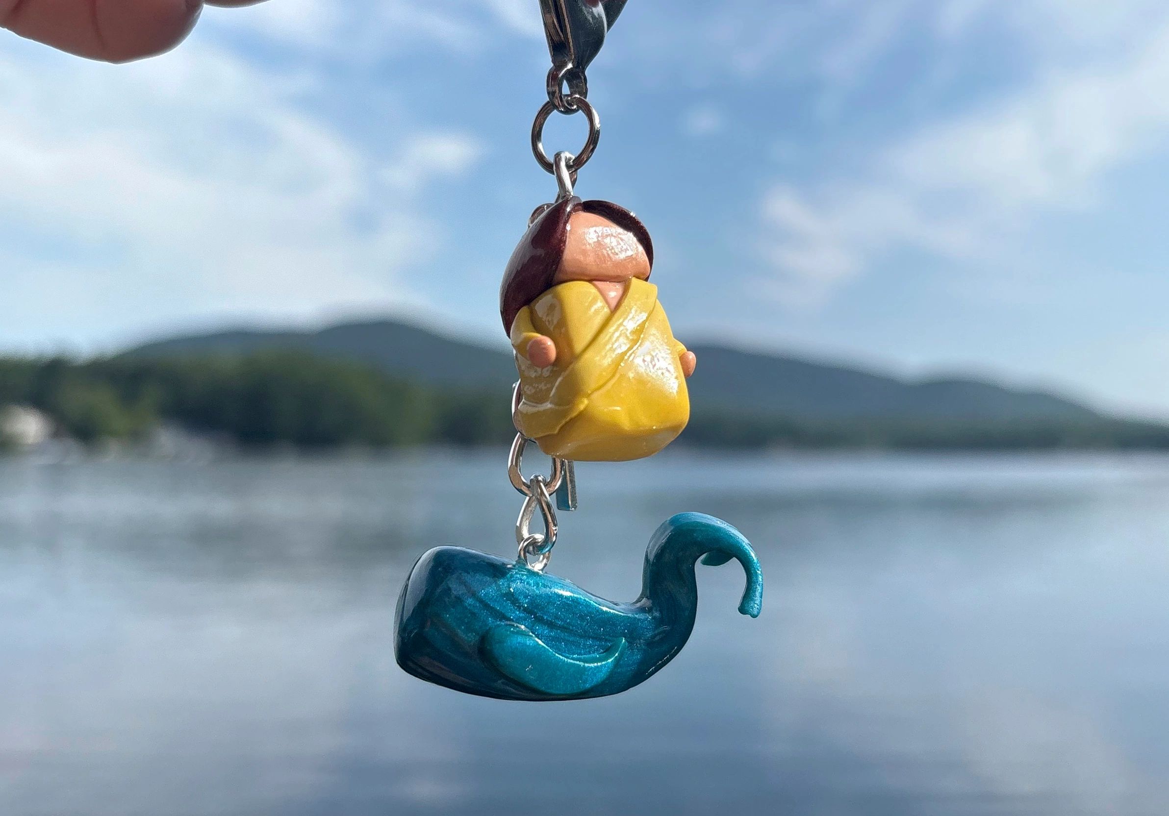Jonah and The Whale Bag Charm