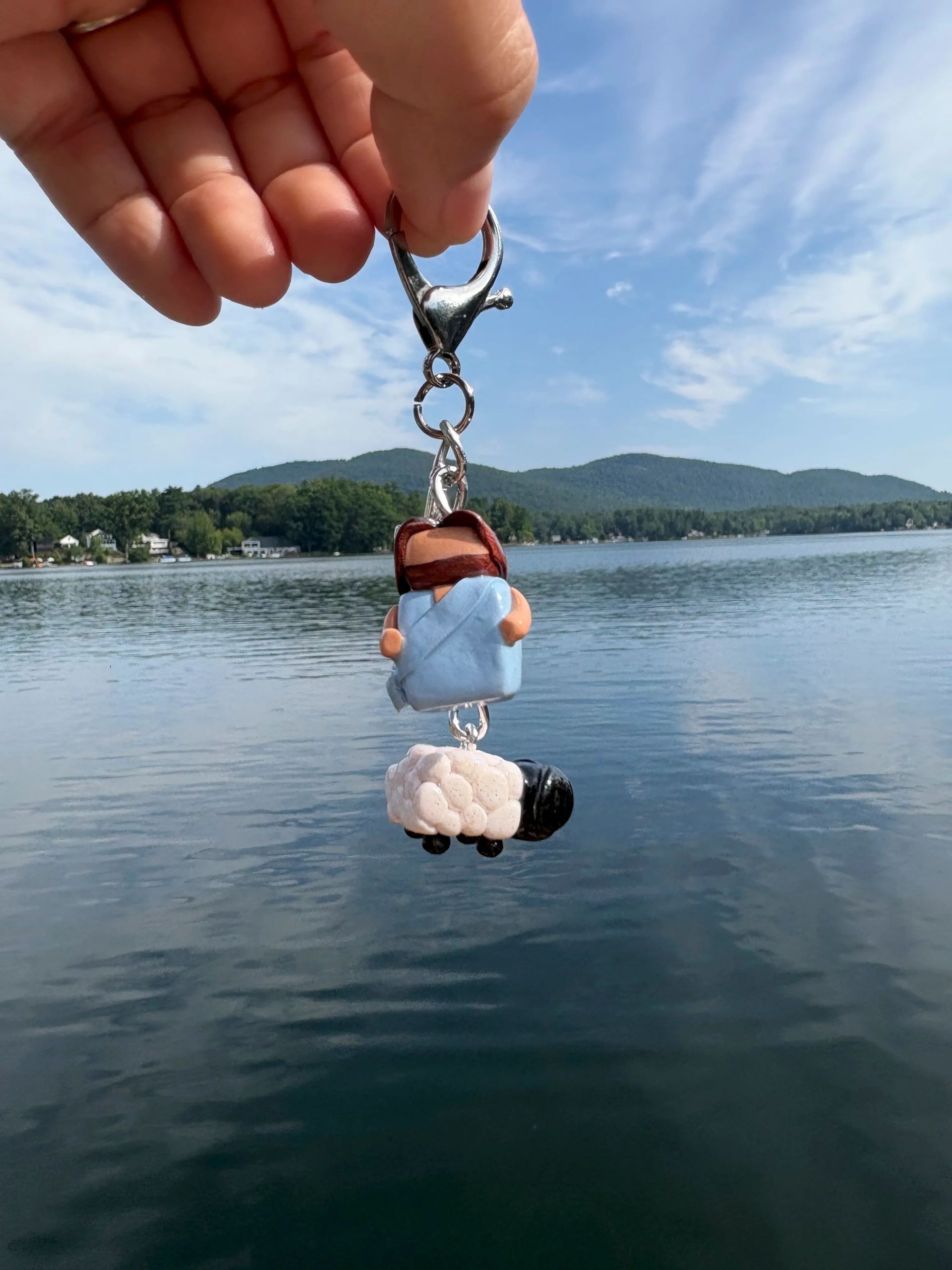 The Good Shepard Jesus Bag Charm