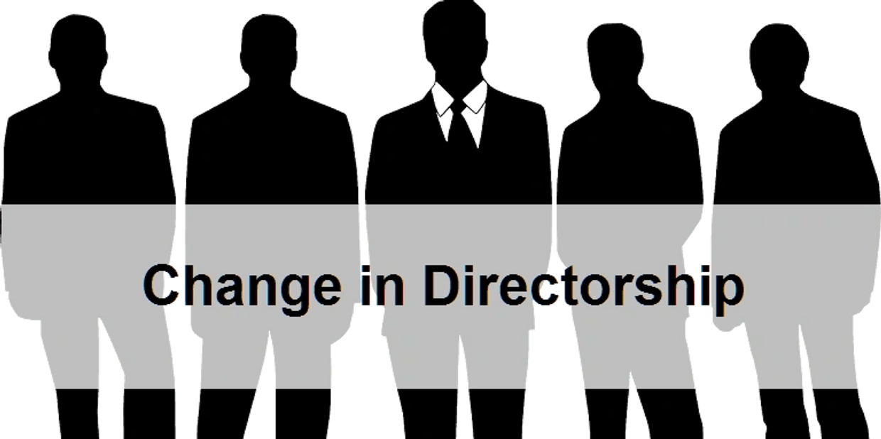 Change in Directors