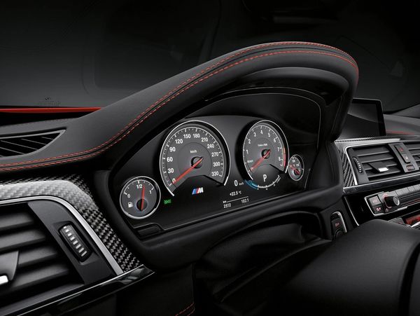 Luxury car interior.