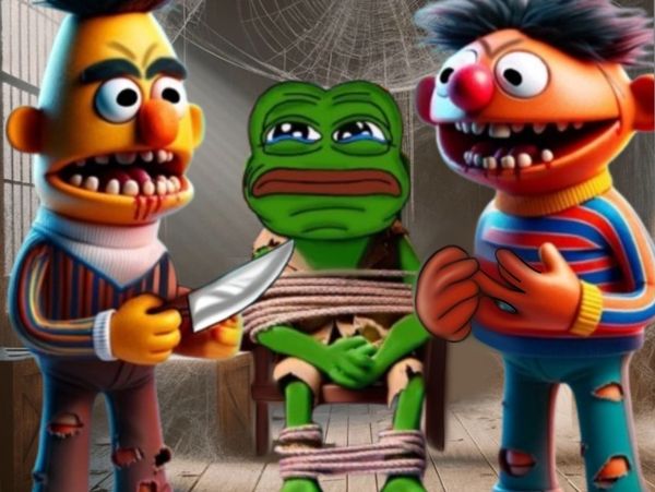 Degen Bert and Ernie is set to dominate Pepe and show him who the real puppet masters are in the crypto world!  