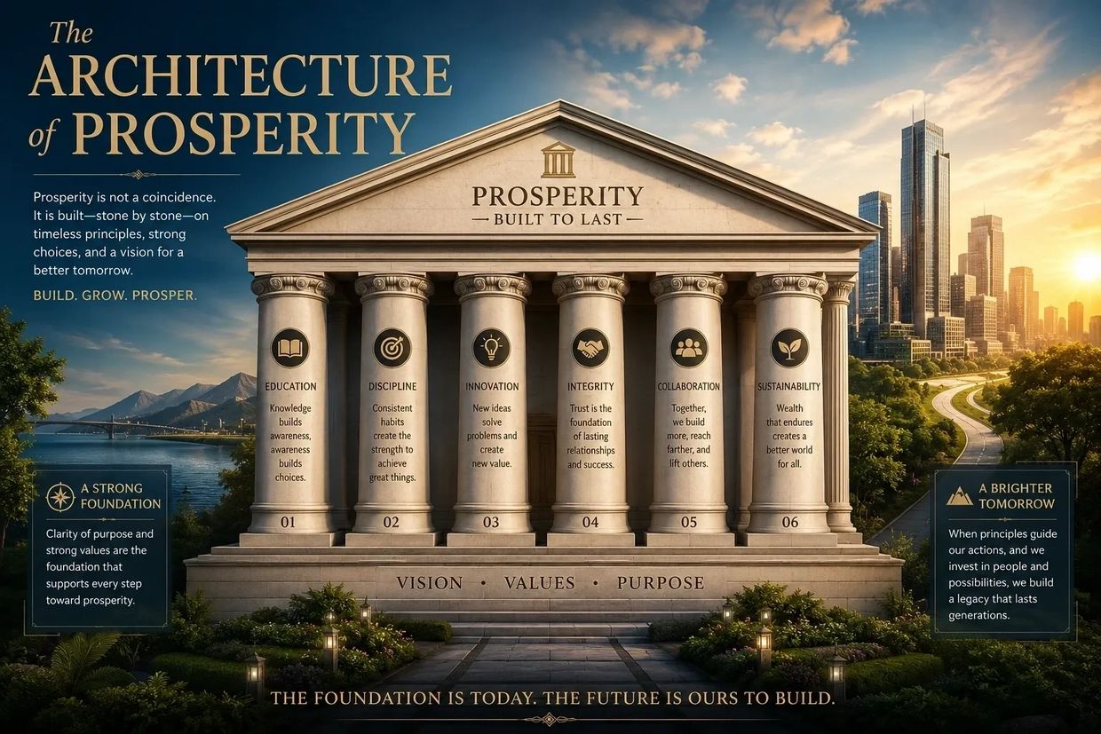 "The Architecture of Prosperity by Vikas Sharma: A framework for wealth management and investment st