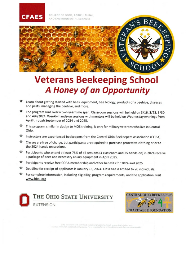 Veteran Beekeeping School