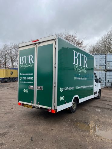 luton box van, wrap, van graphics, vehicle graphics, renault master, graphics, vinyl decxals