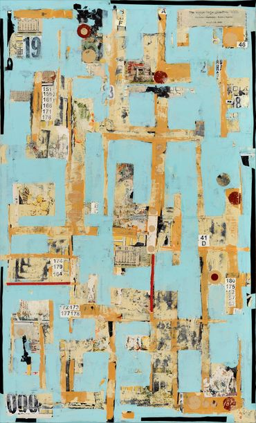 “SUM #1”
Mixed media on canvas