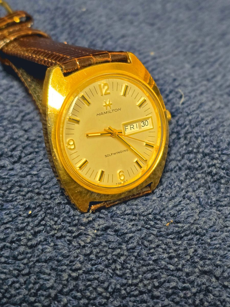***SOLD*** r6428-MDF Vintage Hamilton Self-Winding Day-Date watch