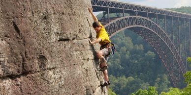 Rock Climbing New River Gorge at Waynestock