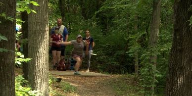 Disc Golf at Waynestock, New River Gorge, WV