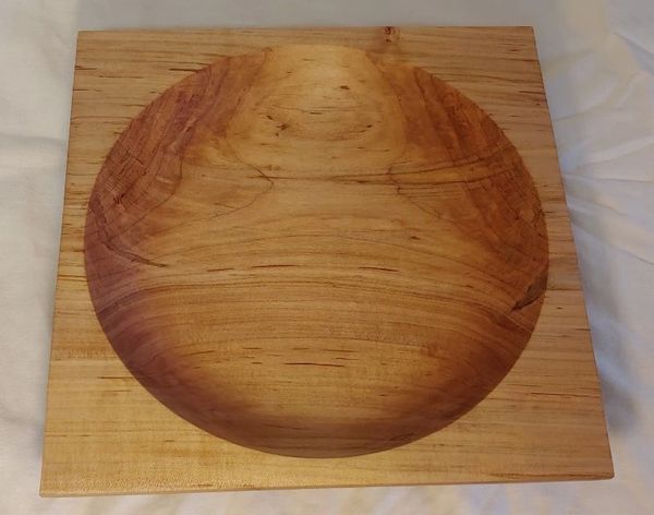 Square Maple Wood Bowl