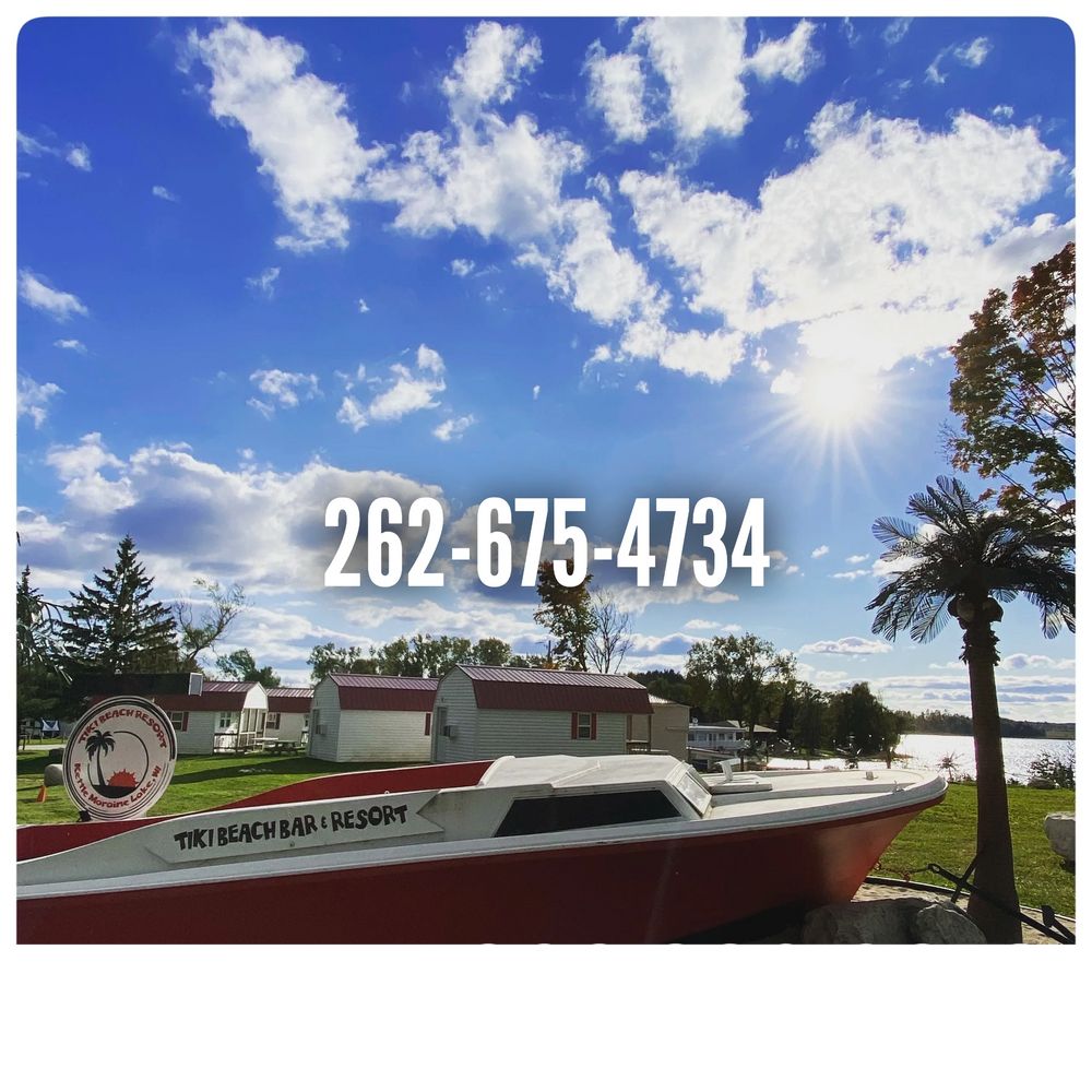 Tiki Beach Resort on Kettle Moraine Lake