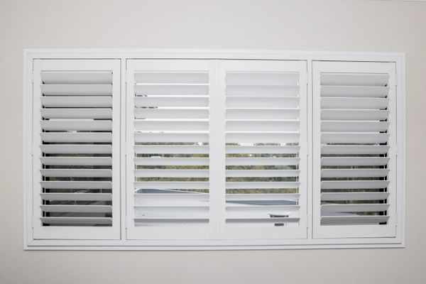 Shutter Force plantation shutters in bedroom