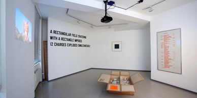 Installation view, Exploding Utopia, 2013