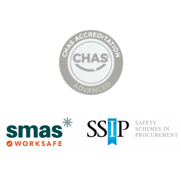 CHAS, smas and SSIP logos