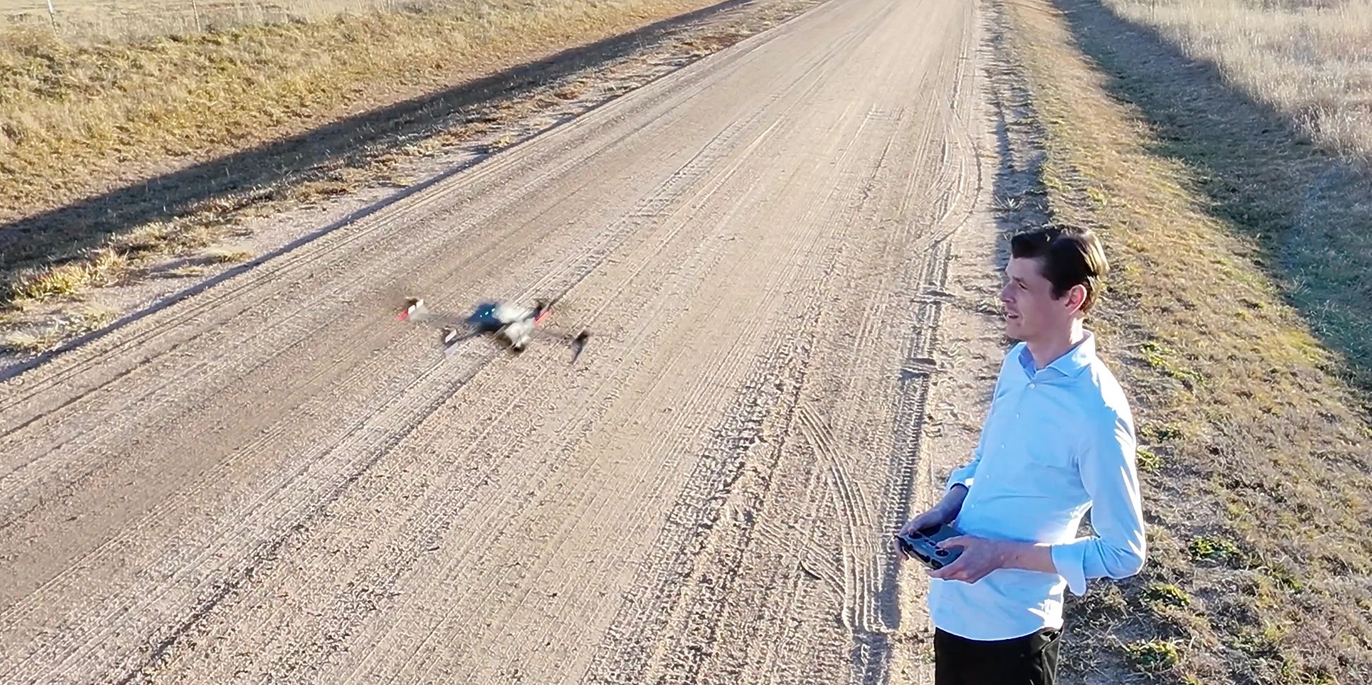LarryDoJo AI Lab: Flying DJI Air 3 drone at Kansas farmhouse
