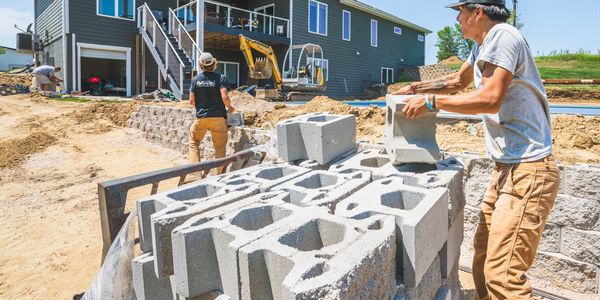 Building retaining walls. hardscaping for your backyard. Sioux City and surrounding areas. 