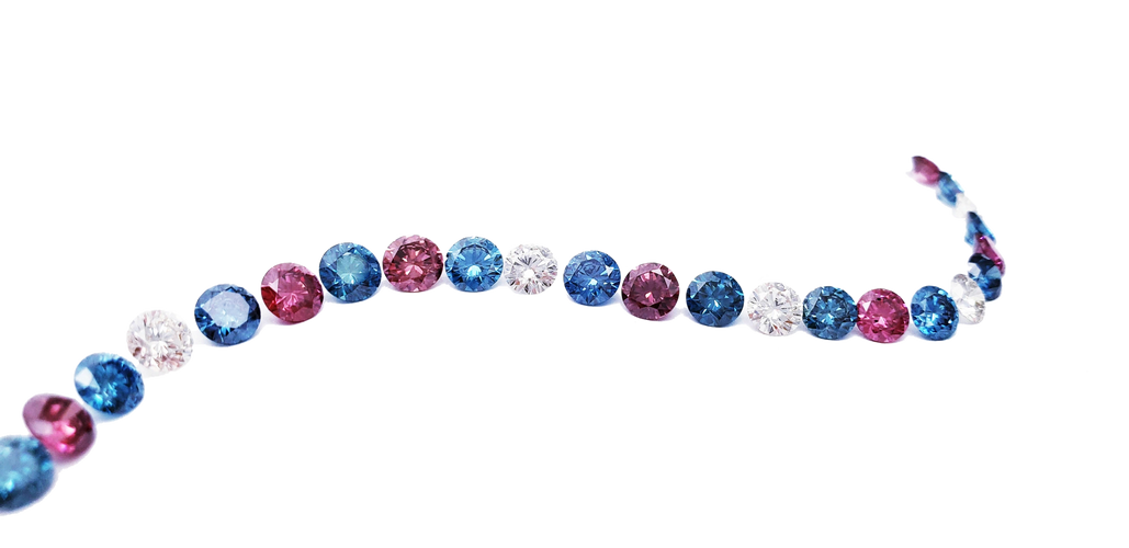 Rainbow rose diamonds clearance