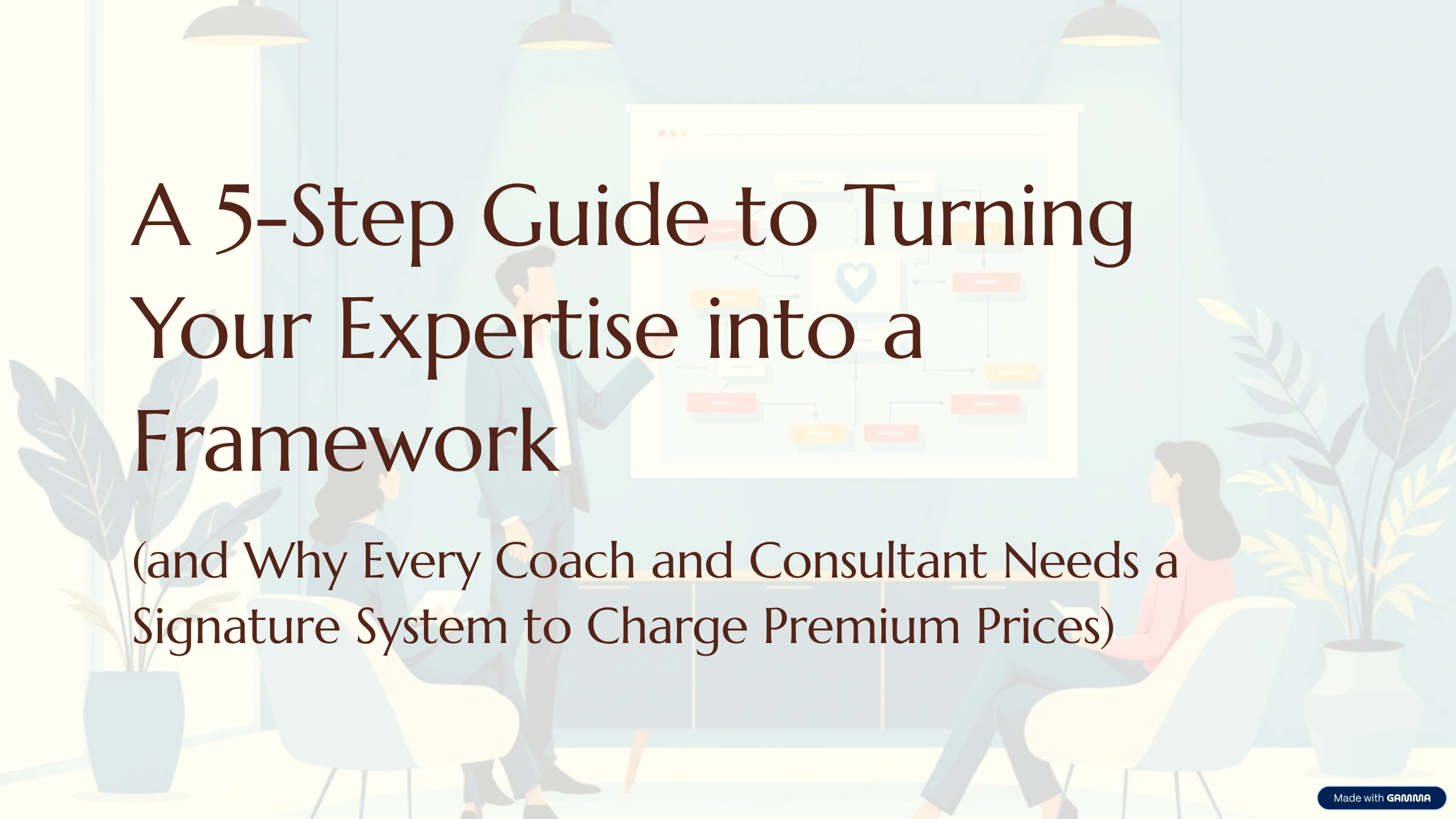 A 5-Step Guide to Creating a Coaching or Consulting Framework
