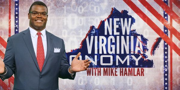New Virginia Economy with Mike Hamlar Logo.  Airs Mondays on WSLS10 during the NBC Nightly News