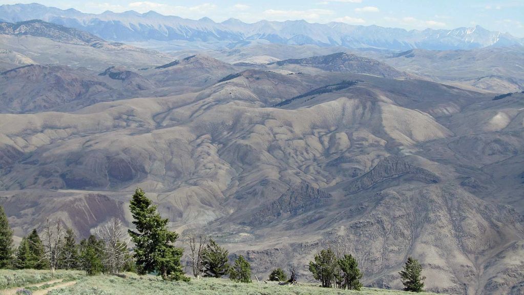 Salmon-Challis NF: from Poverty Flats looking SSE