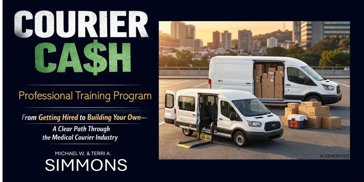 Courier Cash professional training program for medical courier industry careers.