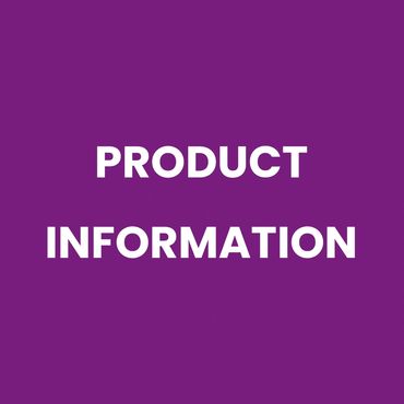 PRODUCT INFORMATION