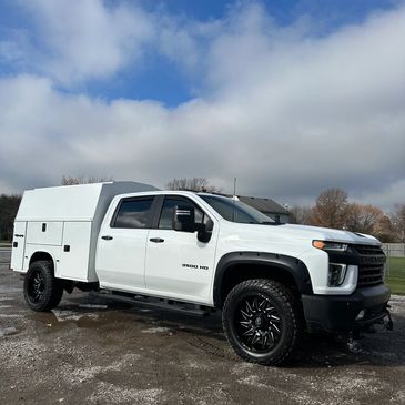 Mobile detailing service trucks and fleet vehicles