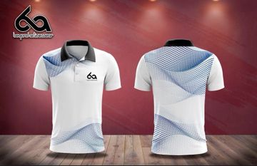 Customized polo shirt perfect for corporate settings.