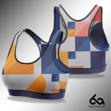 Customized sublimation sportsbra yoga outfit beach volleyball racerback sportswear