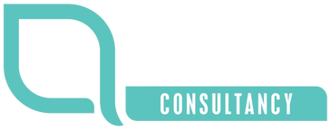 A logo which is a teal coloured leaf outline to the left of the words Nature Solutions Consultancy i