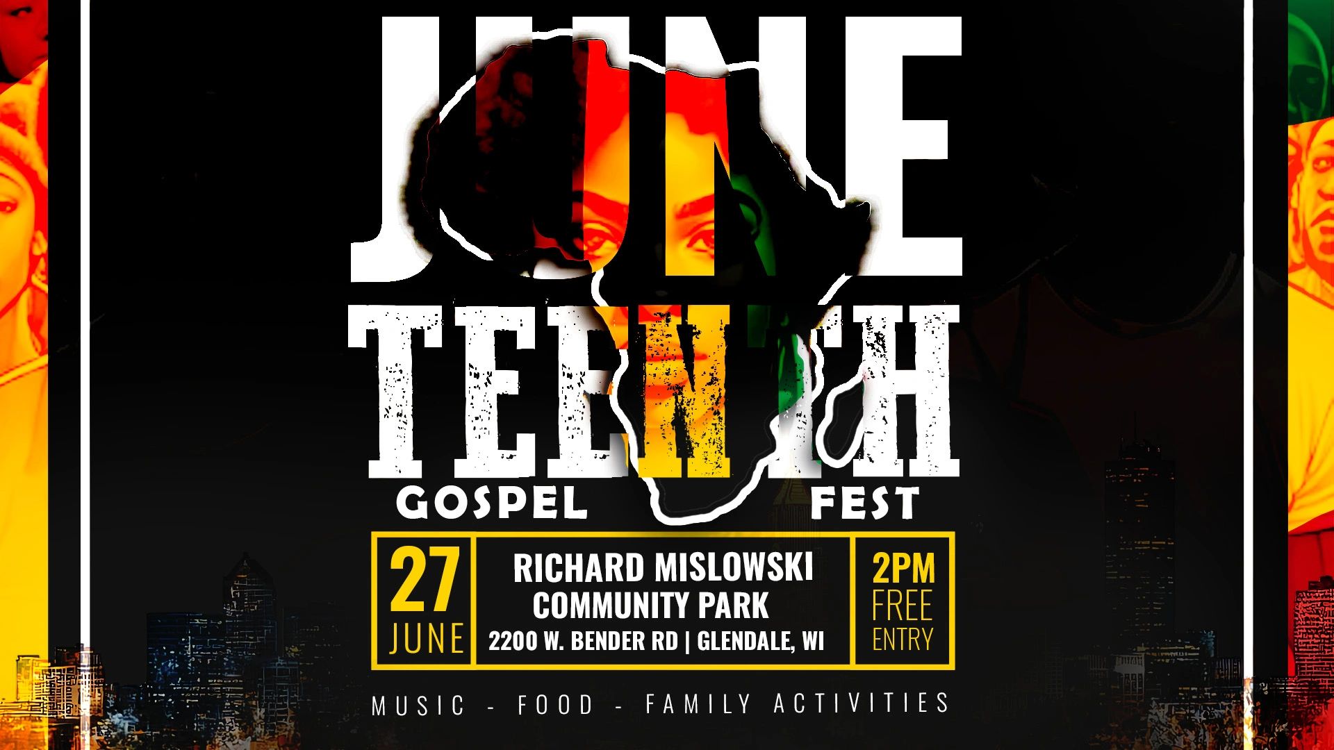 Annual Juneteenth Gospel Fest @ Richard E. Maslowski Glendale Community Park
